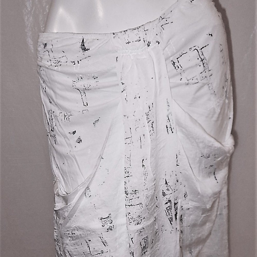VASSALLI LONG SKIRT MADE-IN-ITALY SILK/SATIN/  NWT